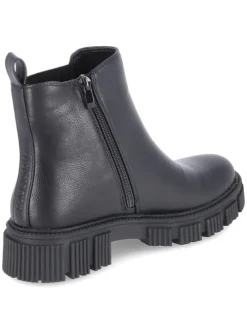 Schlupfstiefel in schwarz