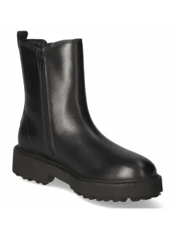 Schlupfstiefel in schwarz