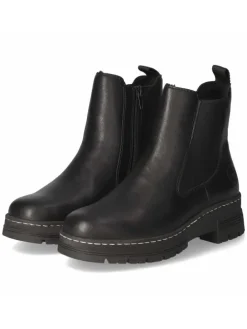 Schlupfstiefel in schwarz