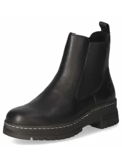 Schlupfstiefel in schwarz