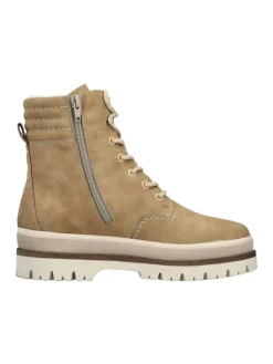 Schnürboots in Beige