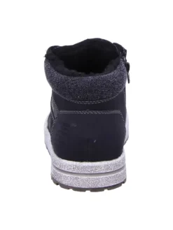 Schnürboots in Schwarz