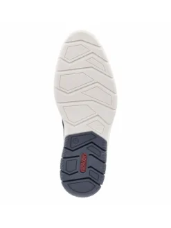 Schnürhalbschuh in blau