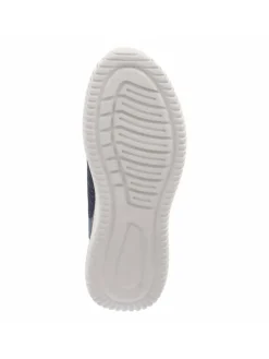 Schnürhalbschuh in blau