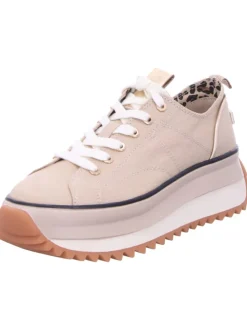 Schnürhalbschuh in gold