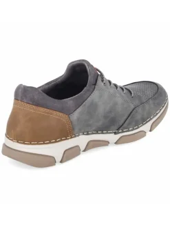 Schnürhalbschuh in grau