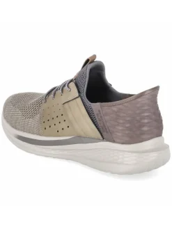 Schnürhalbschuh in grau