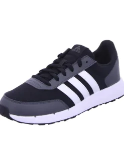 Schnürhalbschuh in schwarz