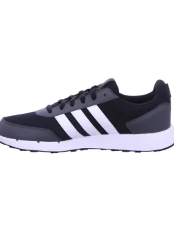 Schnürhalbschuh in schwarz