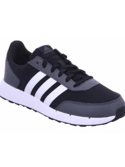 Schnürhalbschuh in schwarz