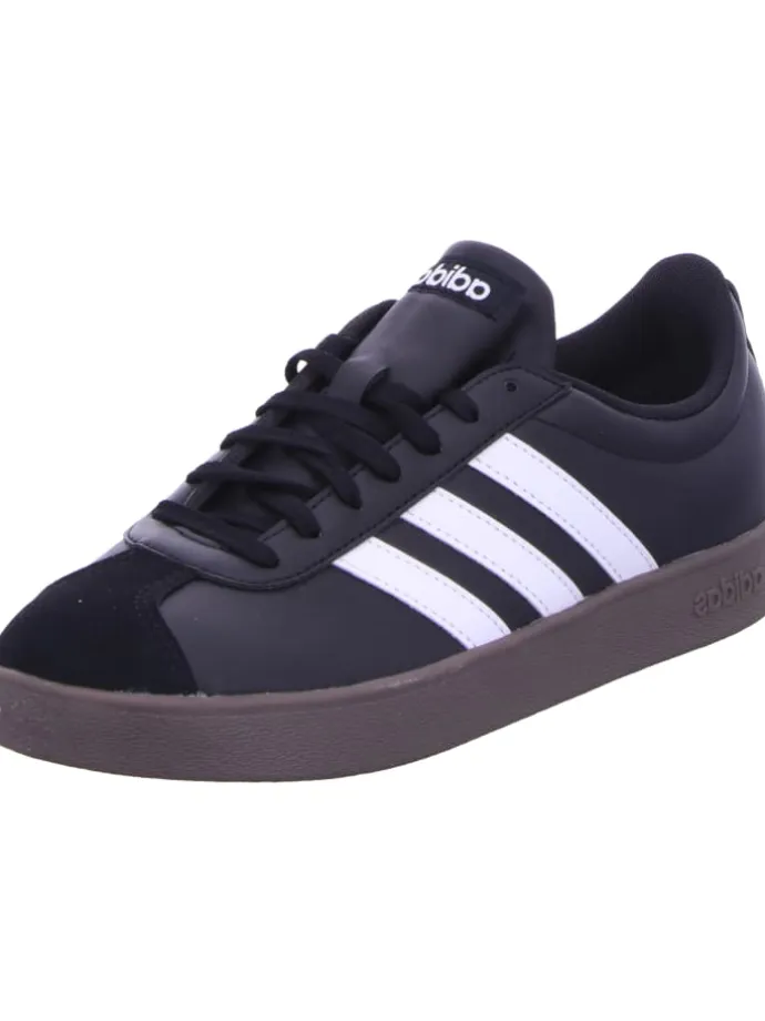 Schnürhalbschuh in schwarz