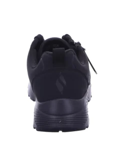 Schnürhalbschuh in schwarz