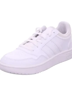 Schnürhalbschuh in weiß