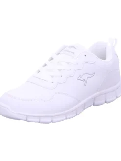 Schnürhalbschuh in weiß