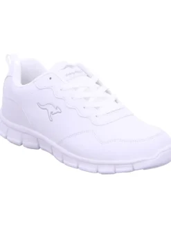 Schnürhalbschuh in weiß