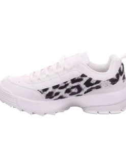 Schnürhalbschuh in weiß