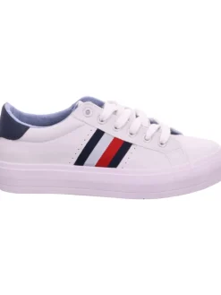 Schnürhalbschuh in weiß