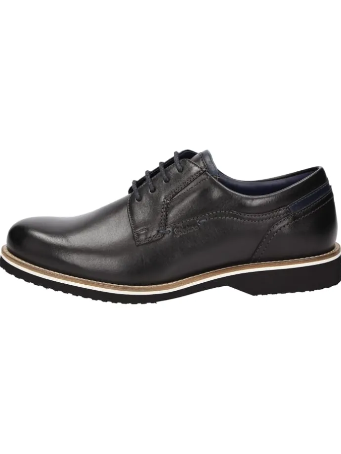 Schnürschuh Dilip-716-H in schwarz