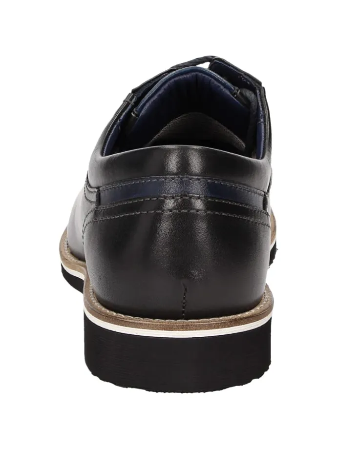 Schnürschuh Dilip-716-H in schwarz