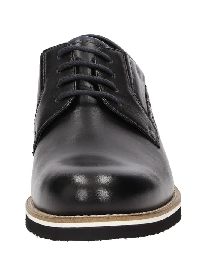 Schnürschuh Dilip-716-H in schwarz