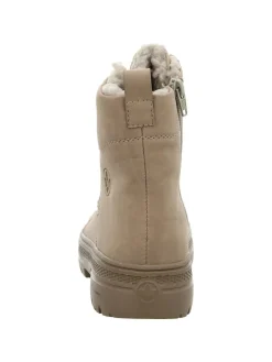 Schnürschuh in beige