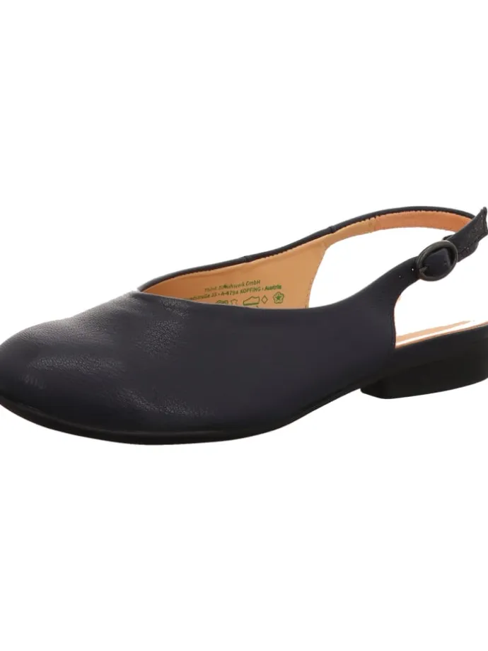 Schnürschuh in blau