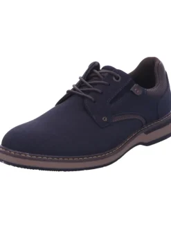 Schnürschuh in blau