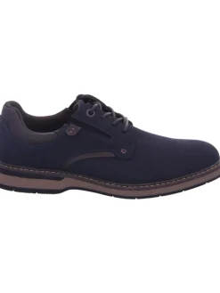 Schnürschuh in blau