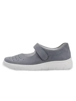 Schnürschuh in blau