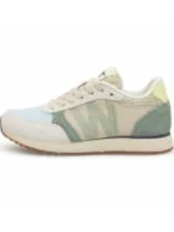 Schnürschuh in blau