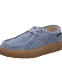 Schnürschuh in blau