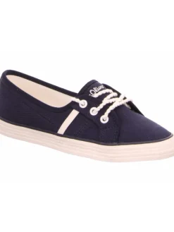 Schnürschuh in blau