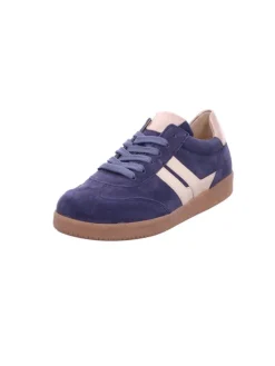 Schnürschuh in blau