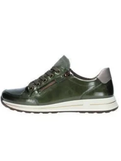 Schnürschuh in grün