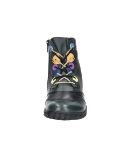 Schnürschuh in grün