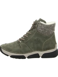 Schnürschuh in grün