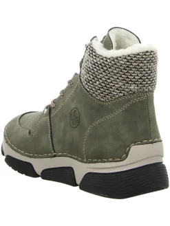 Schnürschuh in grün