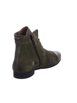 Schnürschuh in oliv