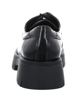 Schnürschuh in schwarz