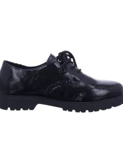 Schnürschuh in schwarz