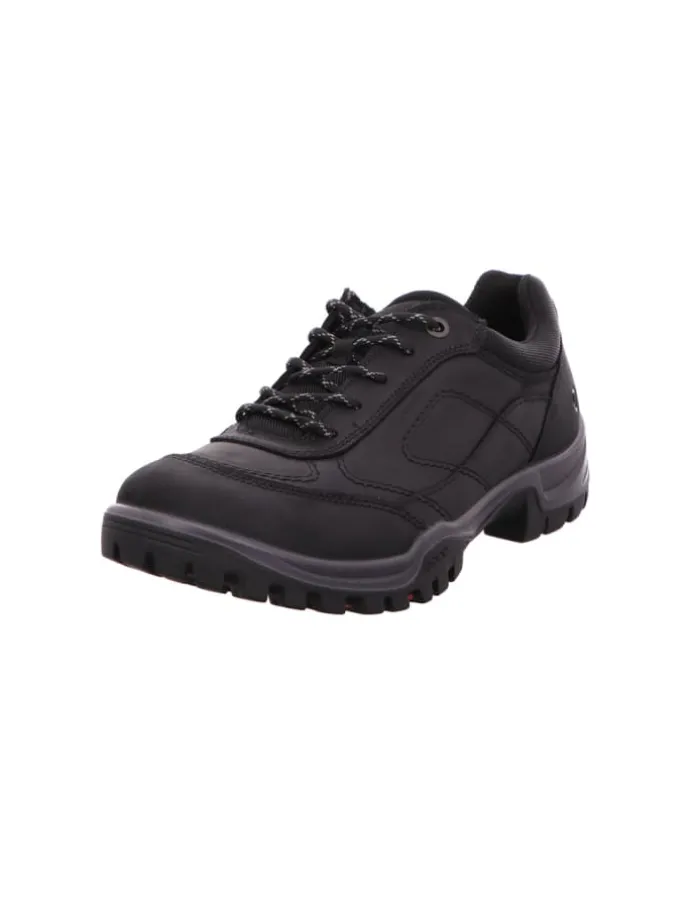 Schnürschuh in schwarz