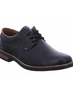 Schnürschuh in schwarz