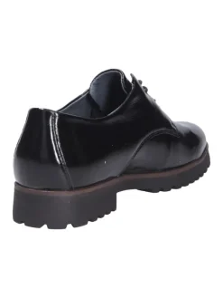 Schnürschuh in schwarz