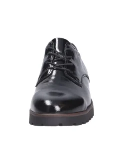 Schnürschuh in schwarz