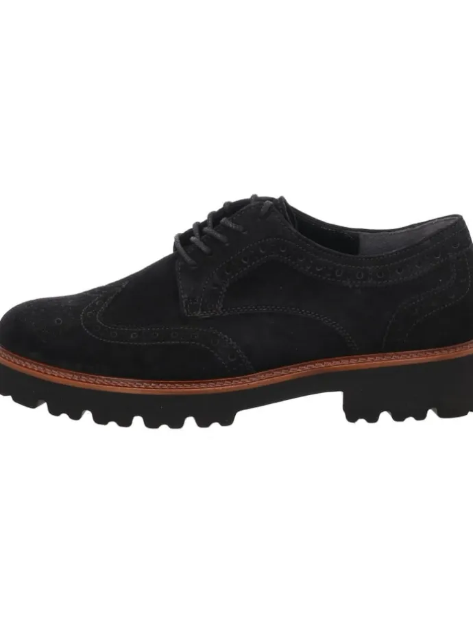 Schnürschuh in schwarz