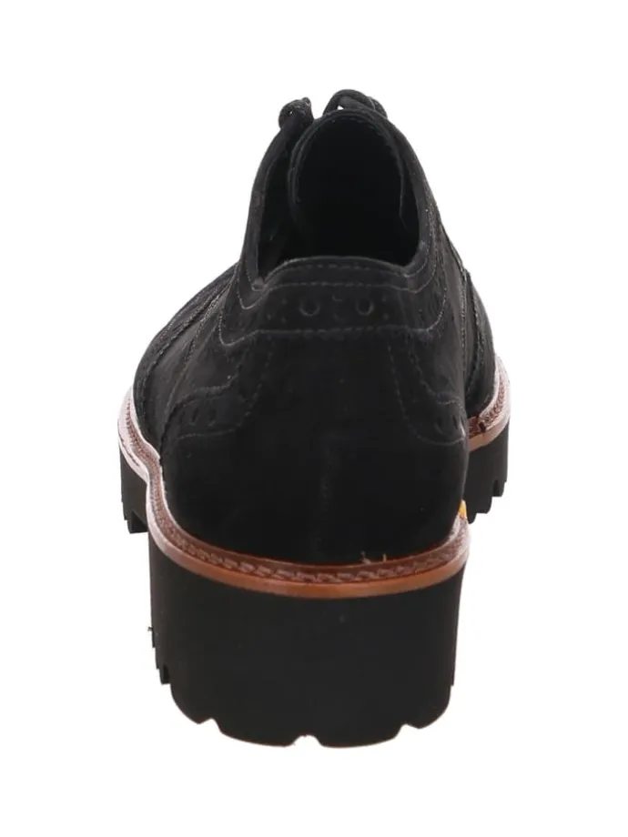 Schnürschuh in schwarz