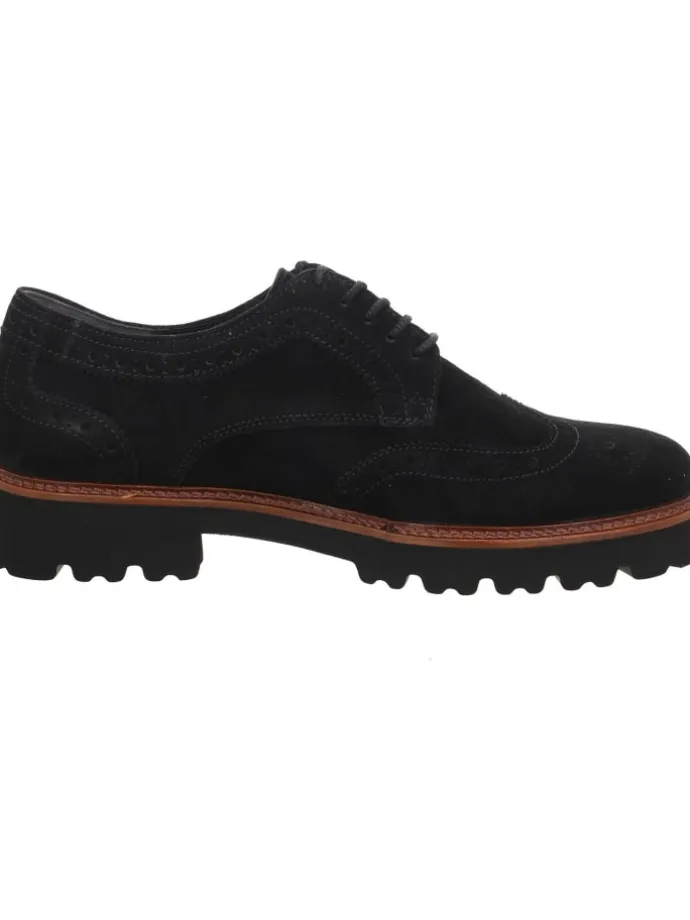 Schnürschuh in schwarz