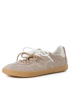 Schnürschuh in taupe