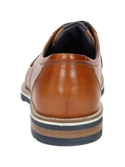 Schnürschuh Rostolo-704 in cognac
