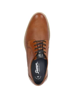 Schnürschuh Rostolo-704 in cognac